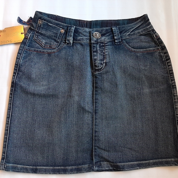 Pudding Jeans Luxury Denim Skirt - Picture 4 of 8